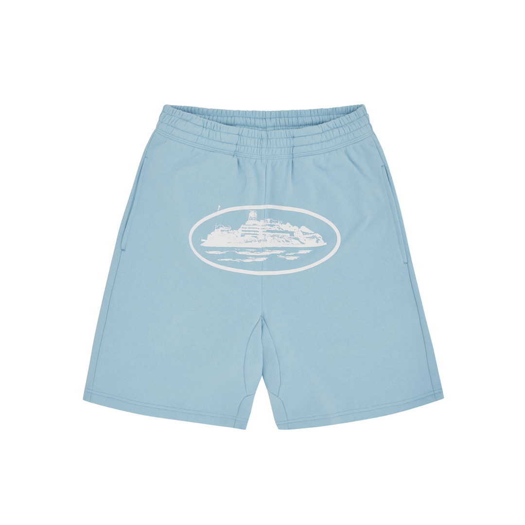 Corteiz Alcatraz Shorts Baby Blue – N-Hype Corteiz Alcatraz Shorts Baby Blue – N-Hype