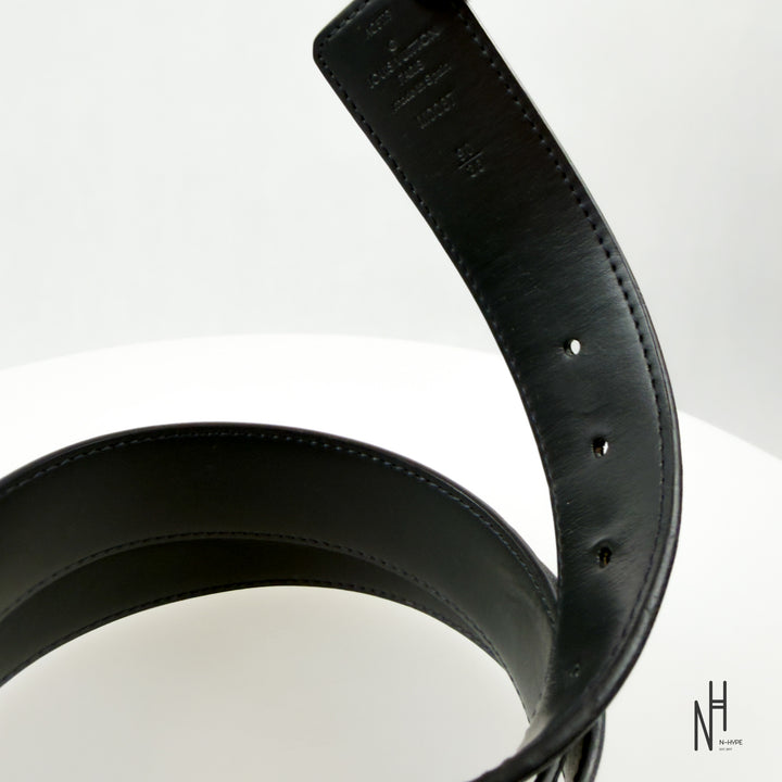 Louis Vuitton Initiales Reversible Belt Damier Grafite Black