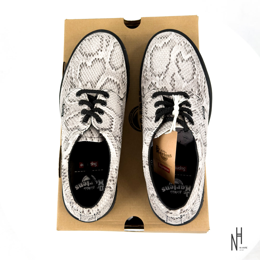 Dr. Martens Postal Supreme 4-Eye Shoe Supreme Snakeskin