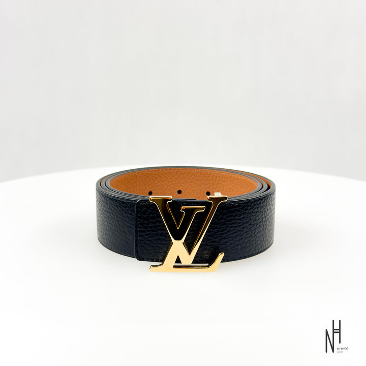Louis Vuitton Initials 40MM Reversible Taurillon Leather Black Brown