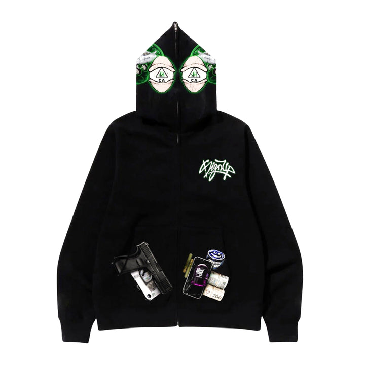 Sign Upp We Ain't Smoking Hoodie Black