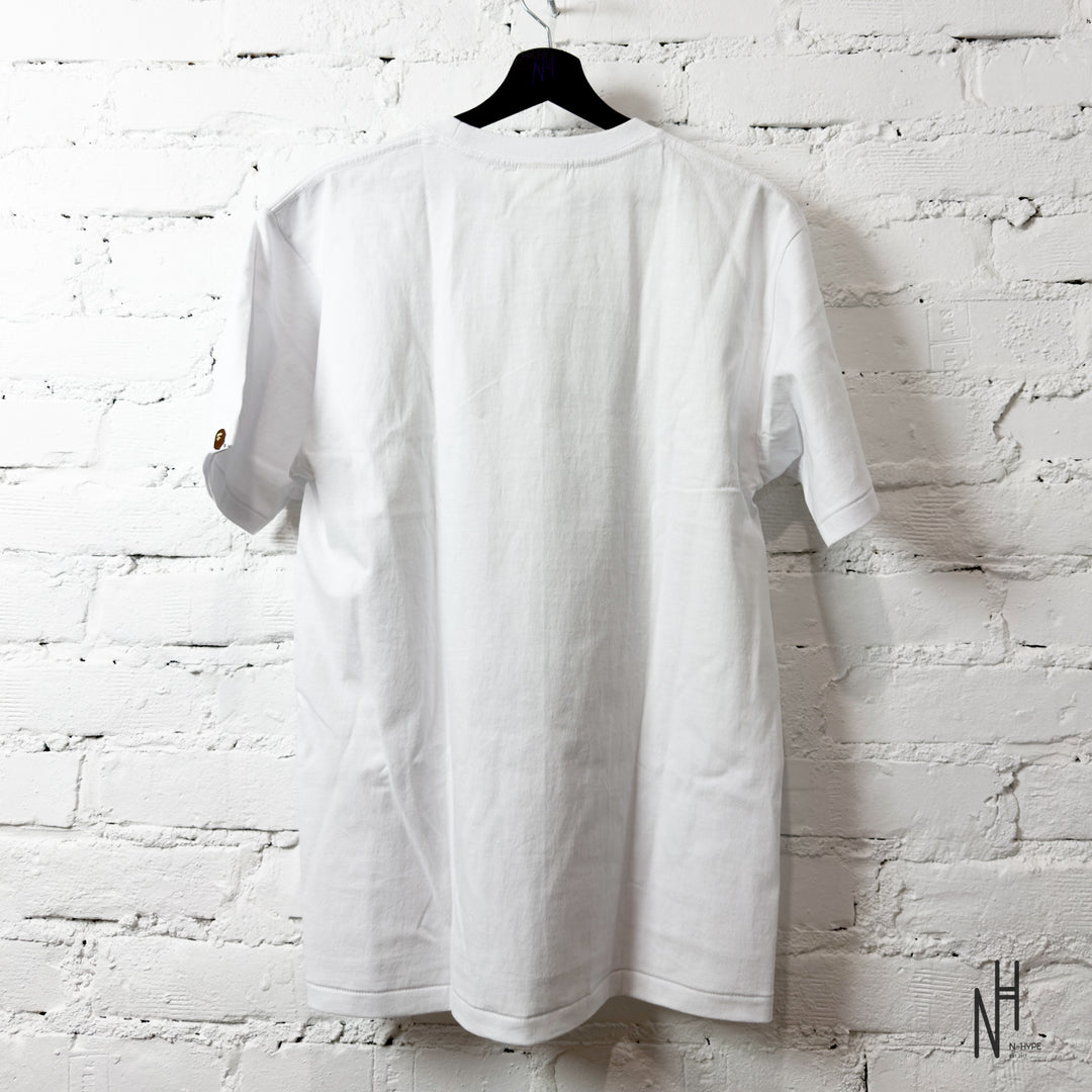 BAPE 1st Camo By Bathing Ape Tee White Yellow
