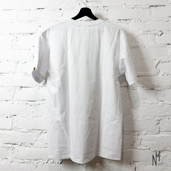 BAPE 1st Camo By Bathing Ape Tee White Yellow