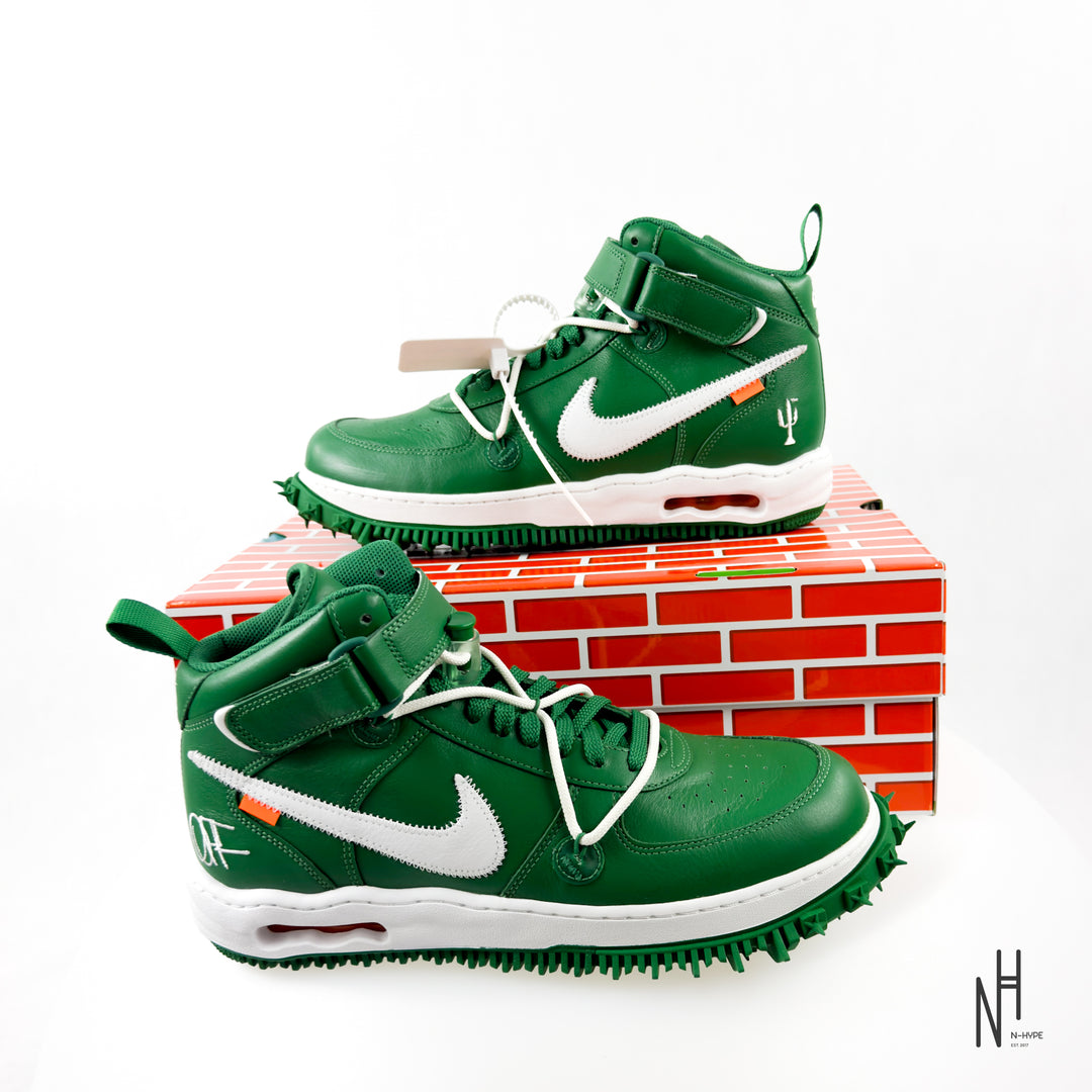 Nike Air Force 1 Mid Off-White Pine Green