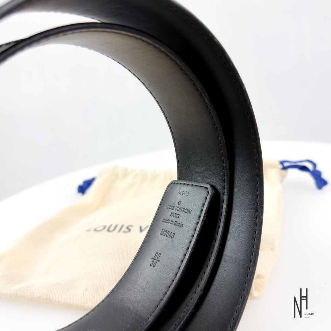 Louis Vuitton LV Initiales Reversible Belt Monogram Black