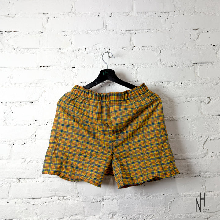 Supreme Hanes Plaid Boxers Mustard
