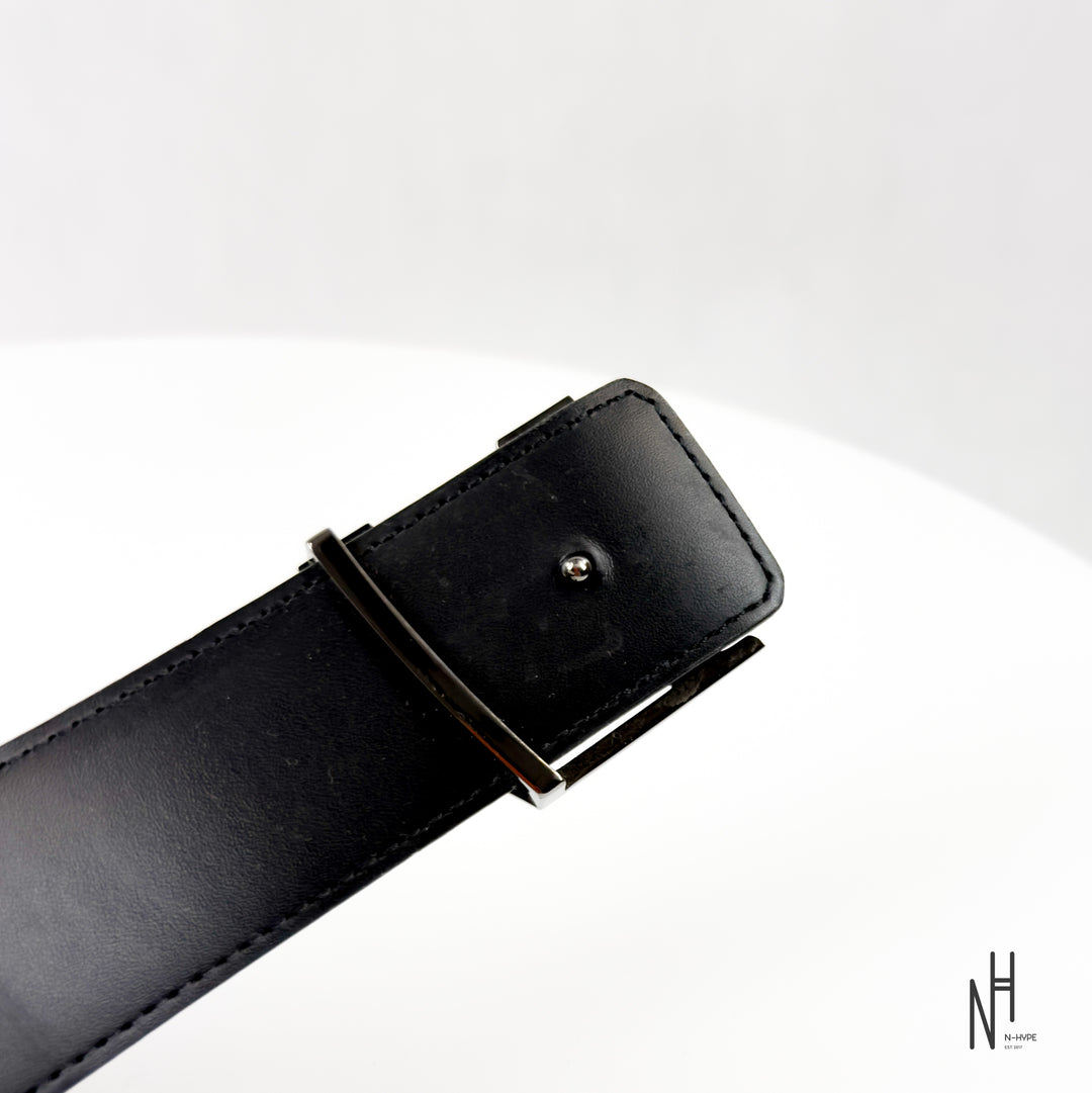 Louis Vuitton LV Initiales Reversible Belt Monogram Black