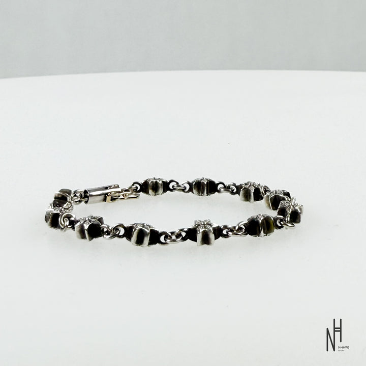 Chrome Hearts Tiny Star 11 Link Bracelet