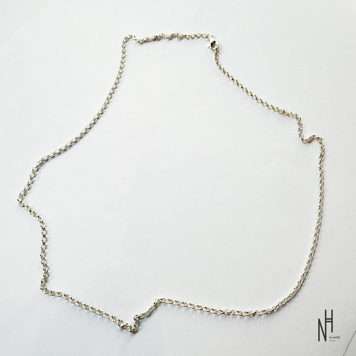 Red Sinner Silver Chain