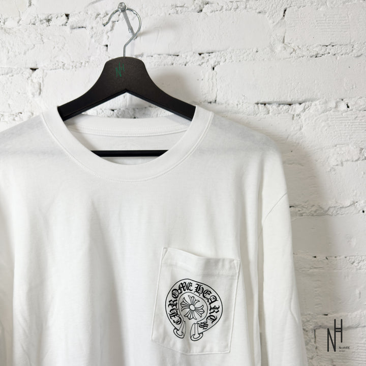 Chrome Hearts Longsleeve White Horseshoe
