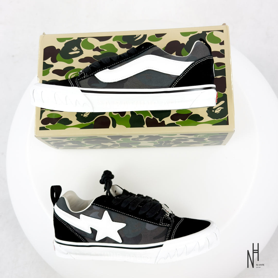 Vans Knu Skool Bape Camo Black