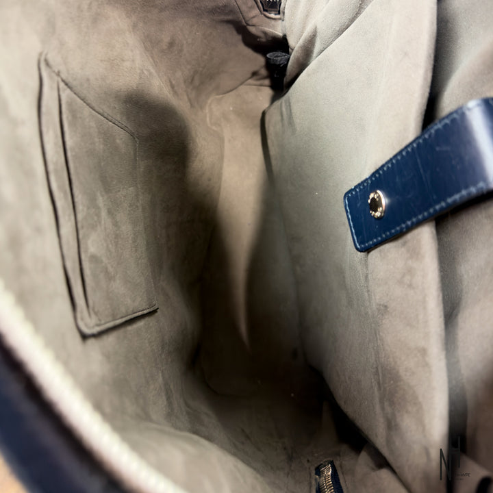 Gucci Monogram Leather Backpack - Black