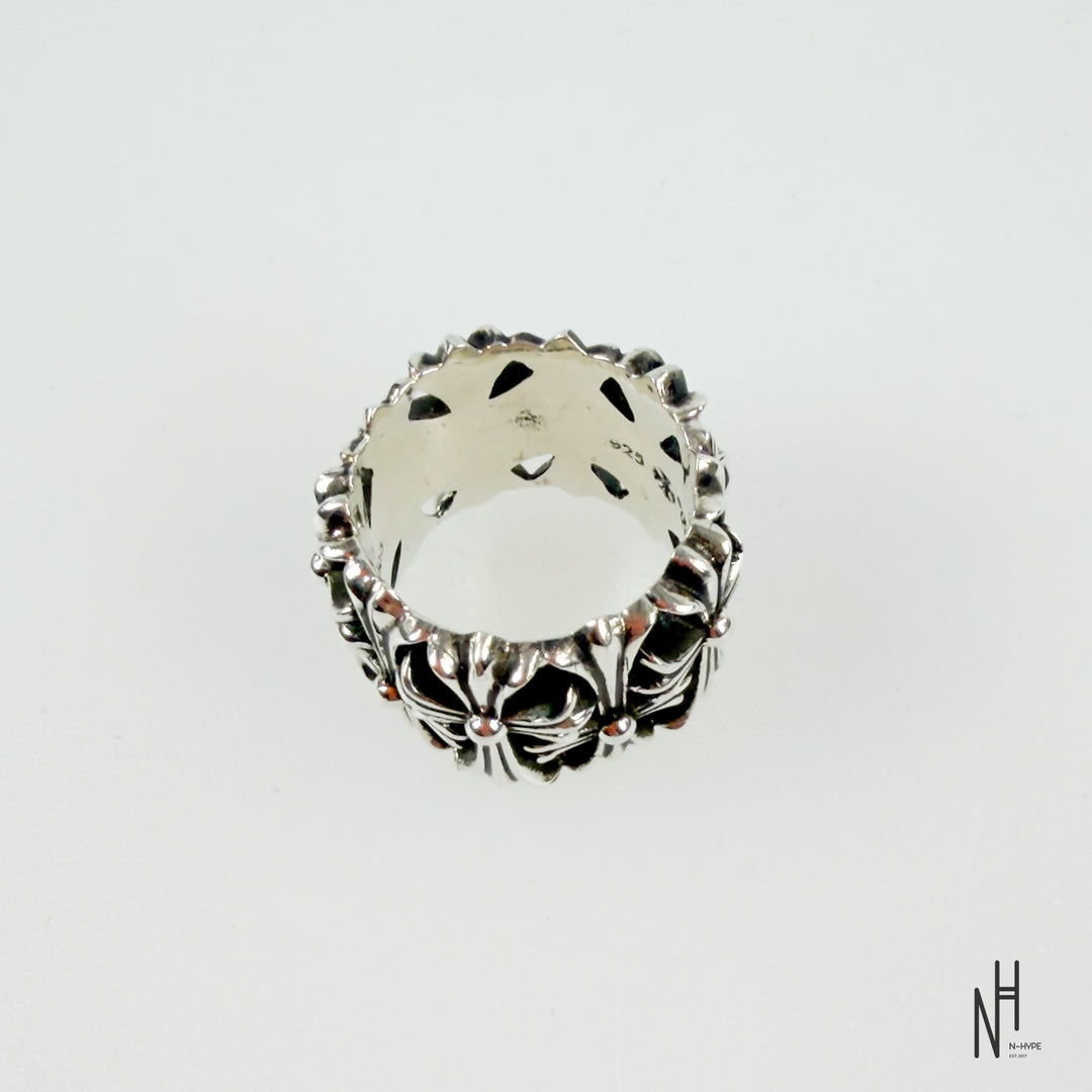 Chrome Hearts MultiCross Silver Ring