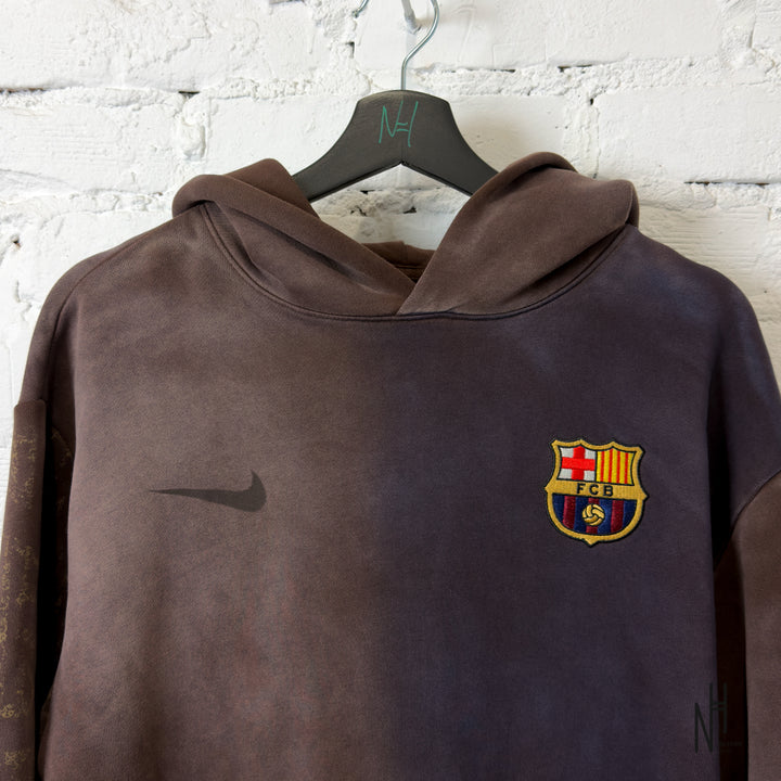 Travis Scott x Nike x FC Barcelona Split-Dye Crest Hoodie Multicolor