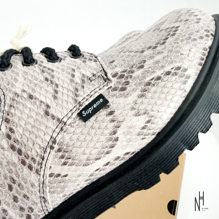 Dr. Martens Postal Supreme 4-Eye Shoe Supreme Snakeskin