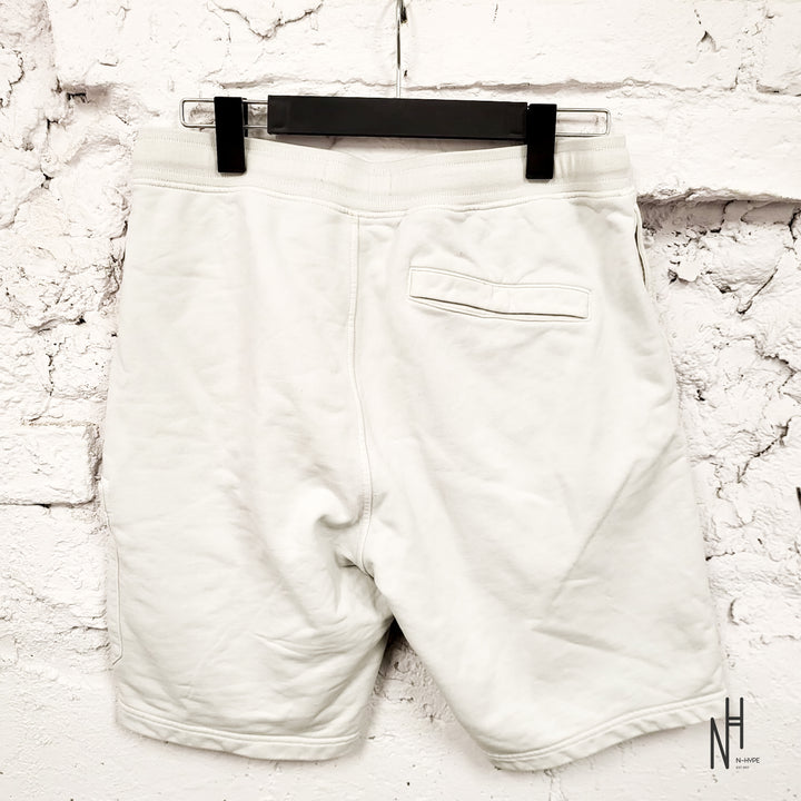 Stone Island Logo Sweatshort White
