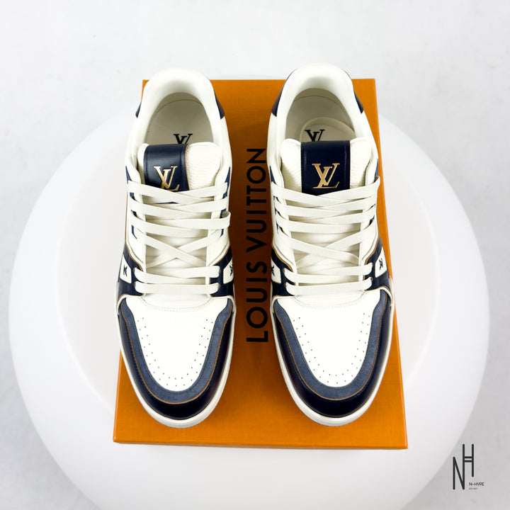 Louise Vuitton #54 Trainer White Navy