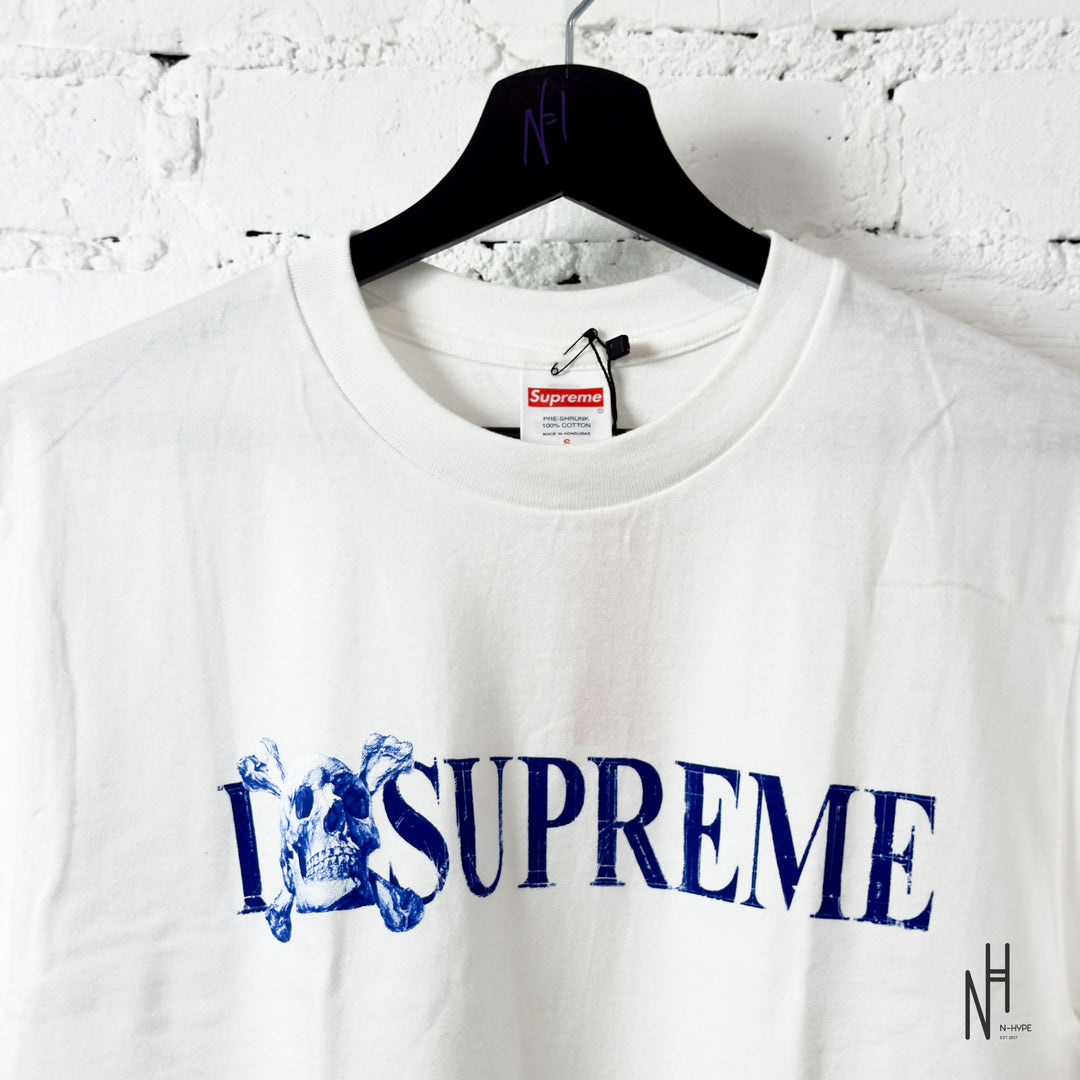 Supreme Skull Tee White
