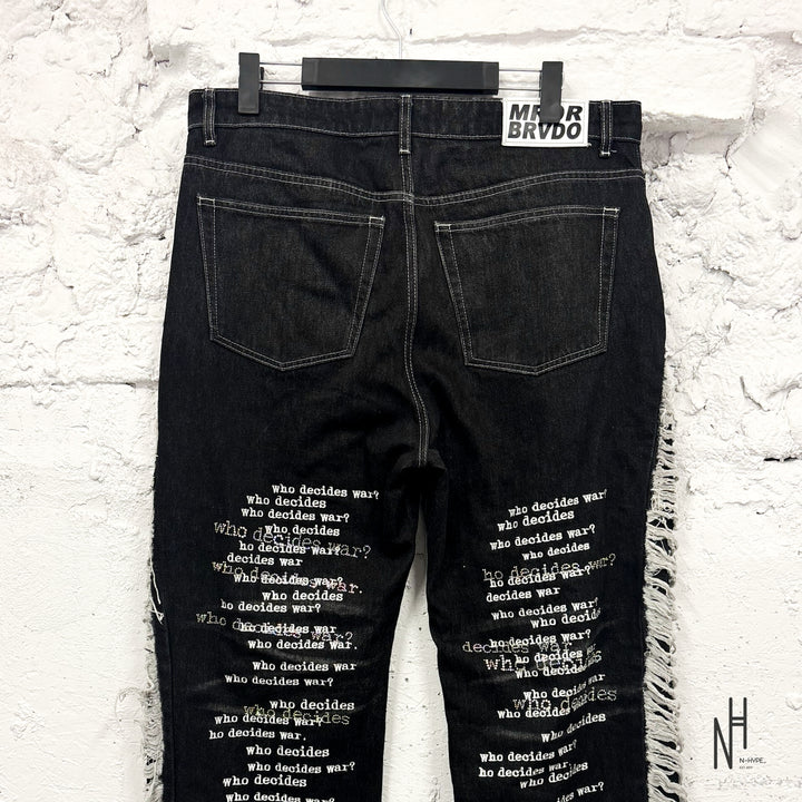 Who Decides War Ultra Flare Scripture Denim Black