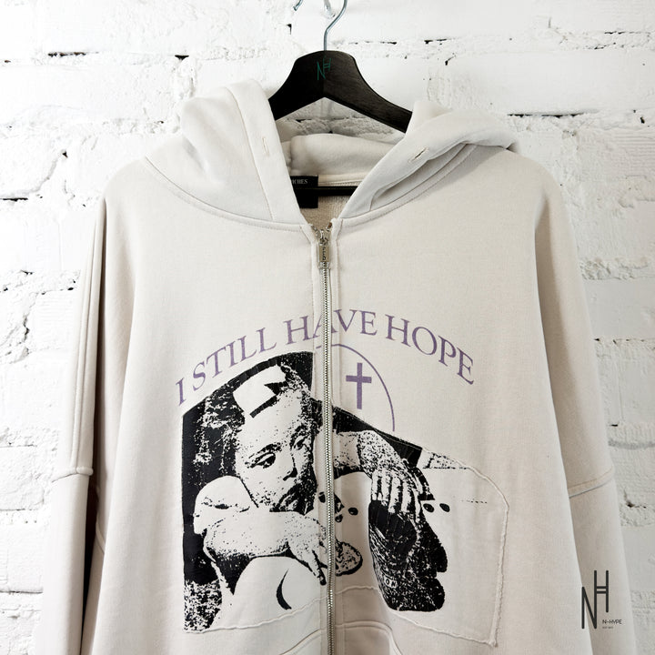 Enfants Riches Déprimés I Still Have Hope Zip Hoodie Dirty Ivory