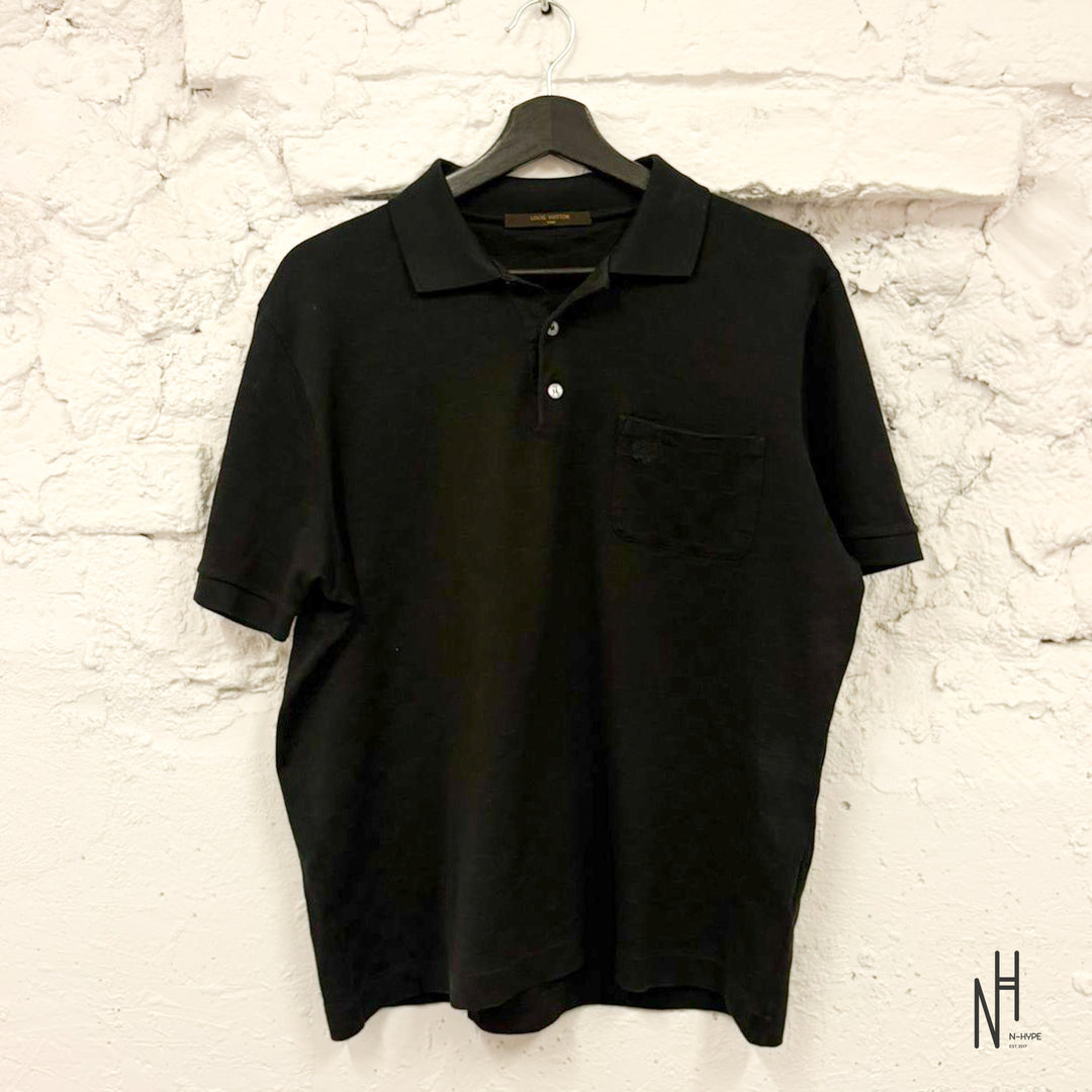 Louis Vuitton Damier Signature Polo Shirt Noir