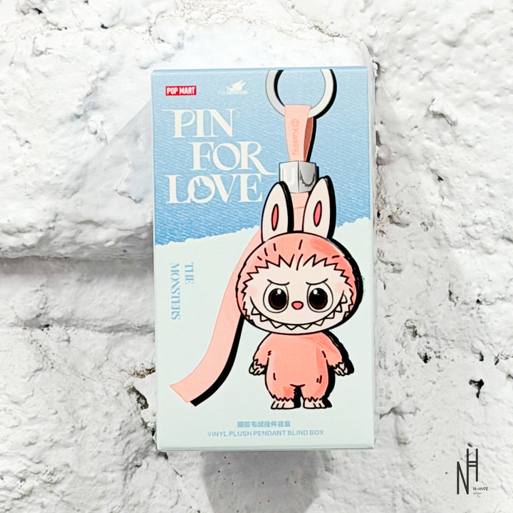 Pop Mart Labubu The Monsters Pin for Love Series Vinyl Plush Pendant (N-Z) Single Blind Box