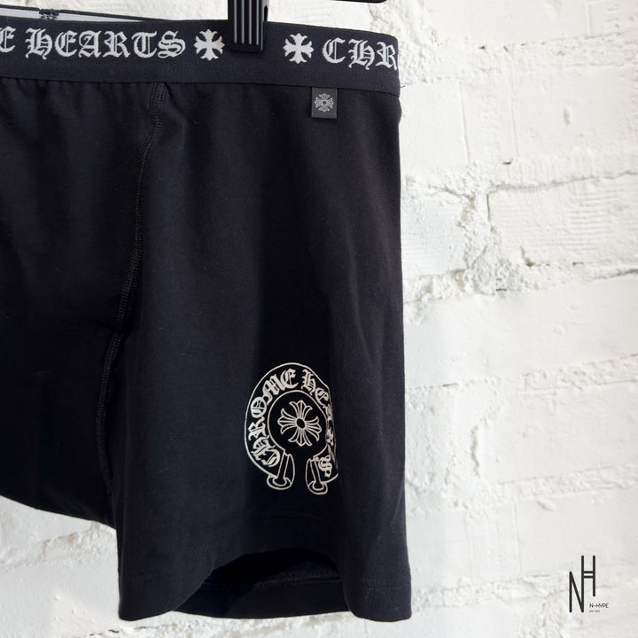 Chrome Hearts Horseshoe Black Boxer Briefs
