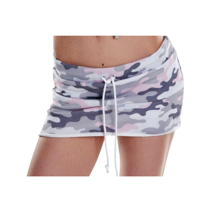 MISI Pinky Camo Mini Skirt