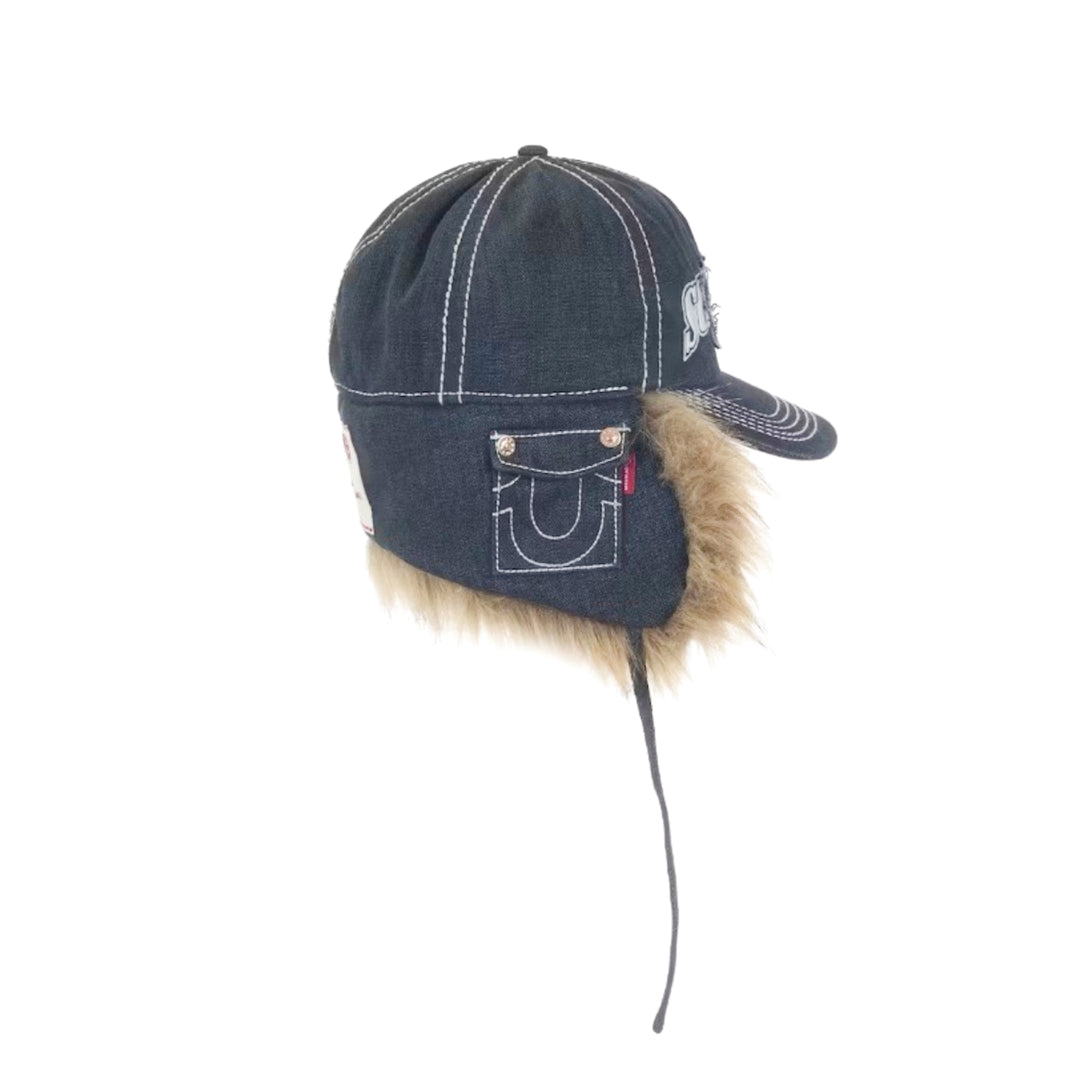 Supreme True Religion Earflap 5-Panel / Dirty Indigo