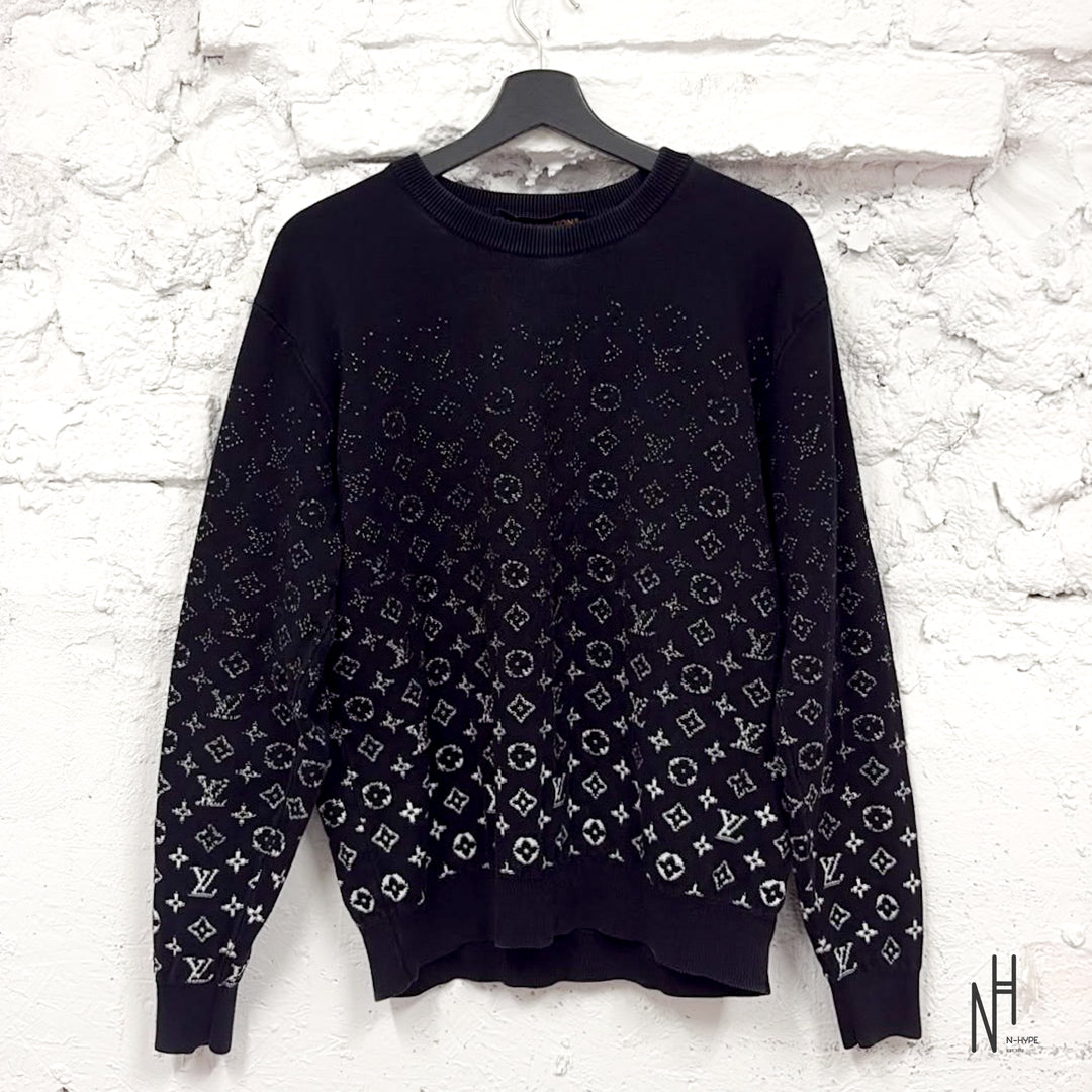 Louis Vuitton Classic Monogram Crewneck Black