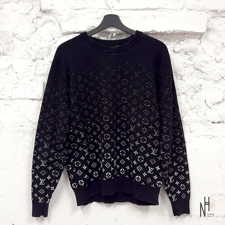 Louis Vuitton Classic Monogram Crewneck Black