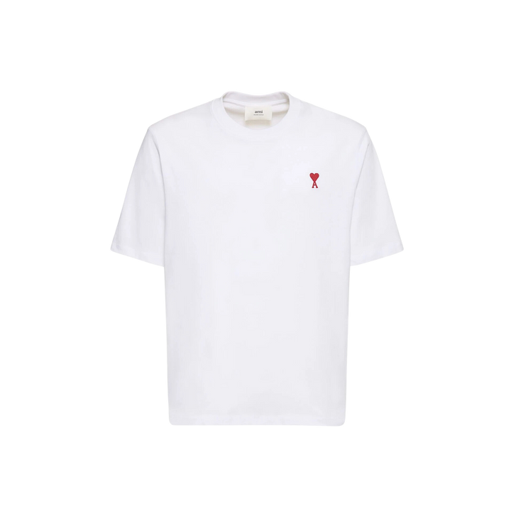 AMI Paris Logo Heavy Cotton T-shirt