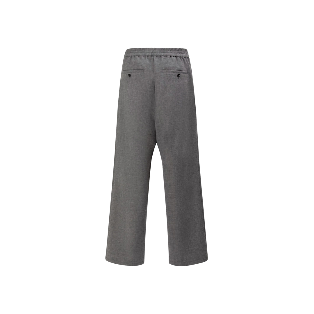 AMI Paris Wool Blend Straight Pants