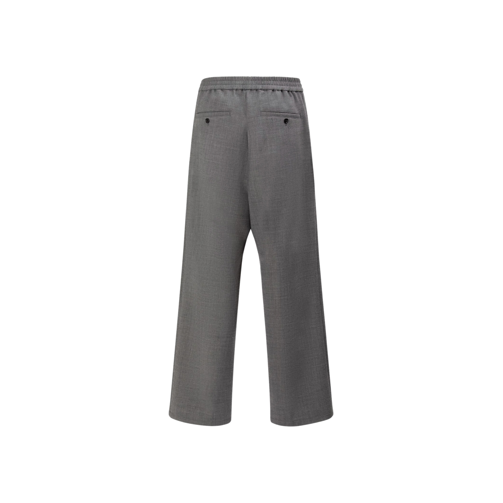 AMI Paris Wool Blend Straight Pants