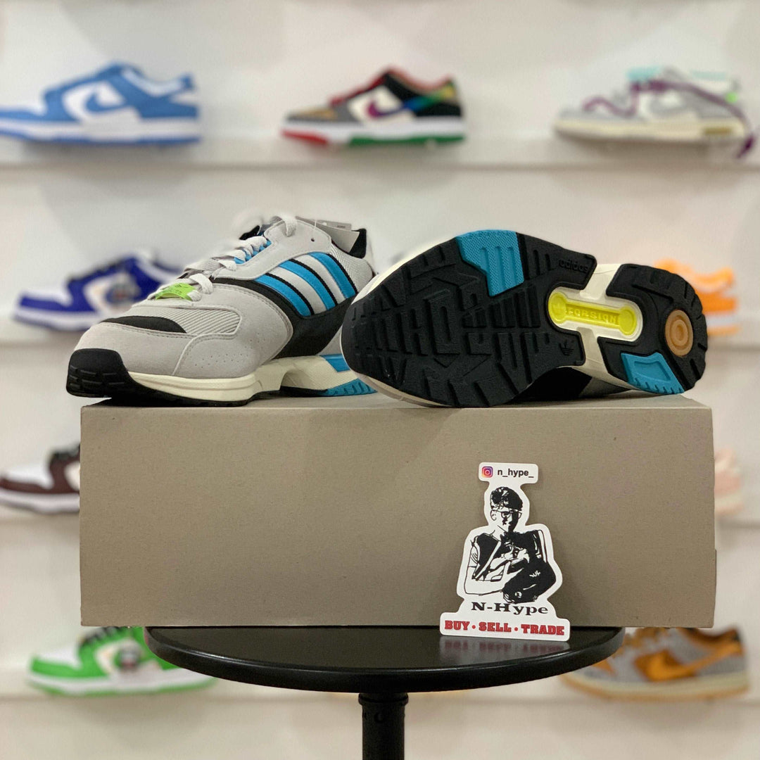 Adidas ZX4000 OG Grey One Bright Cyan