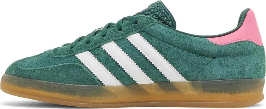 Adidas Gazelle Indoor Collegiate Green Lucid Pink (Women's)