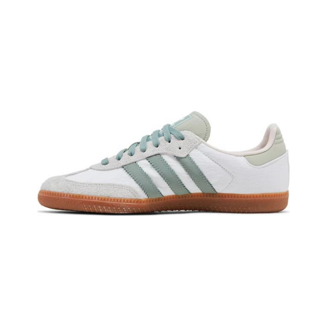 Adidas Samba OG Silver Green Putty Mauve (Women's)