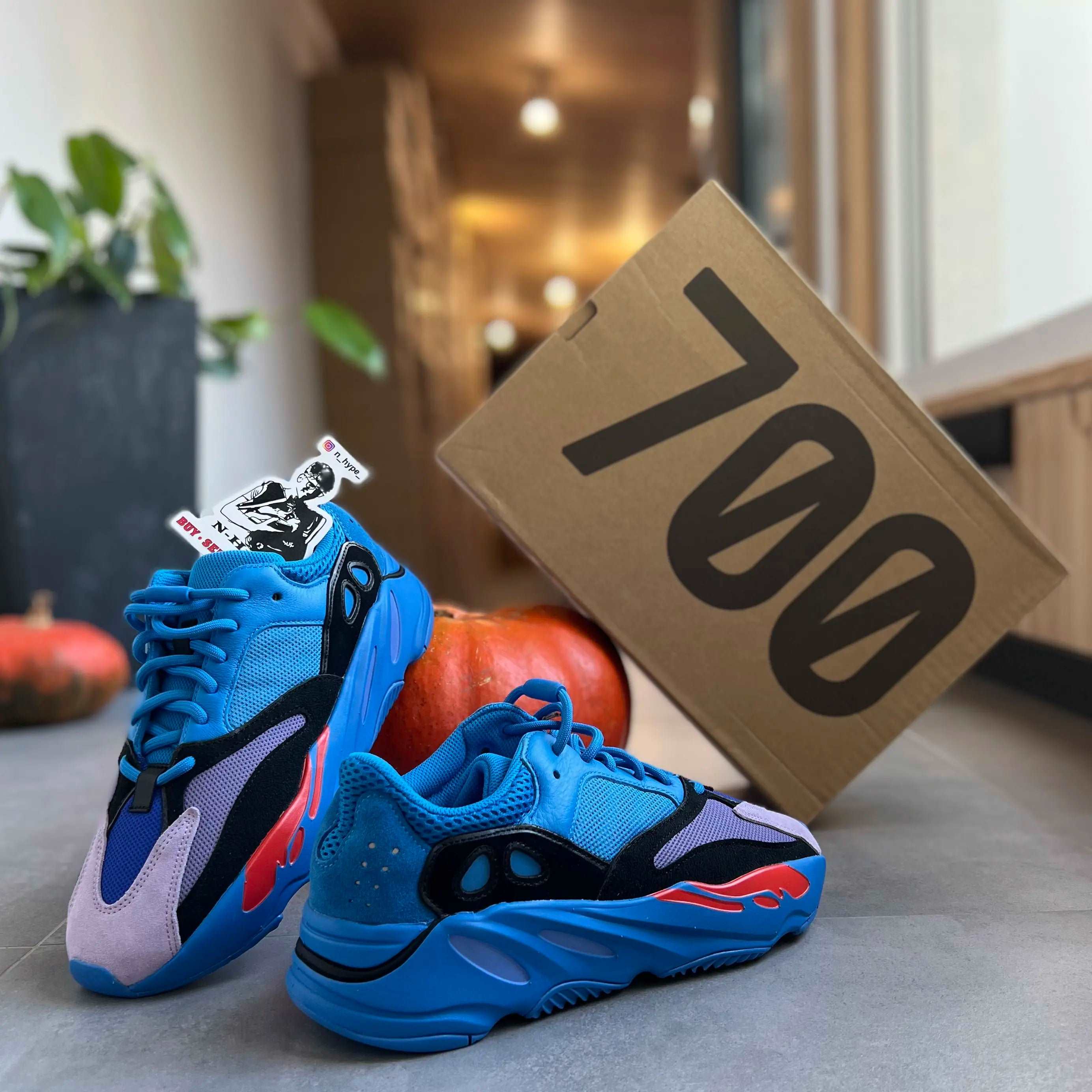 Adidas Yeezy Boost 700 Hi Res Blue HP6674 N Hype