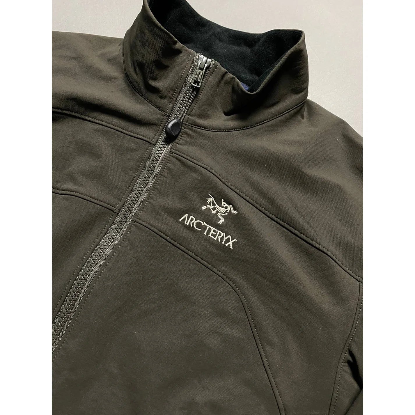 Arc’teryx Jacket Softshell Brown Vintage Lodz Polska Front Logo
