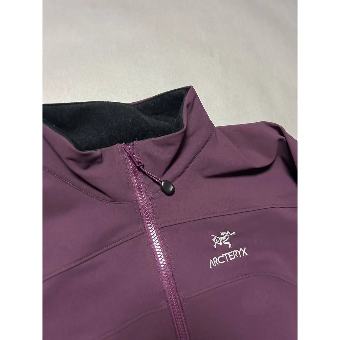 Arc’teryx Jacket Softshell Purple Vintage Lodz Polska Front Logo