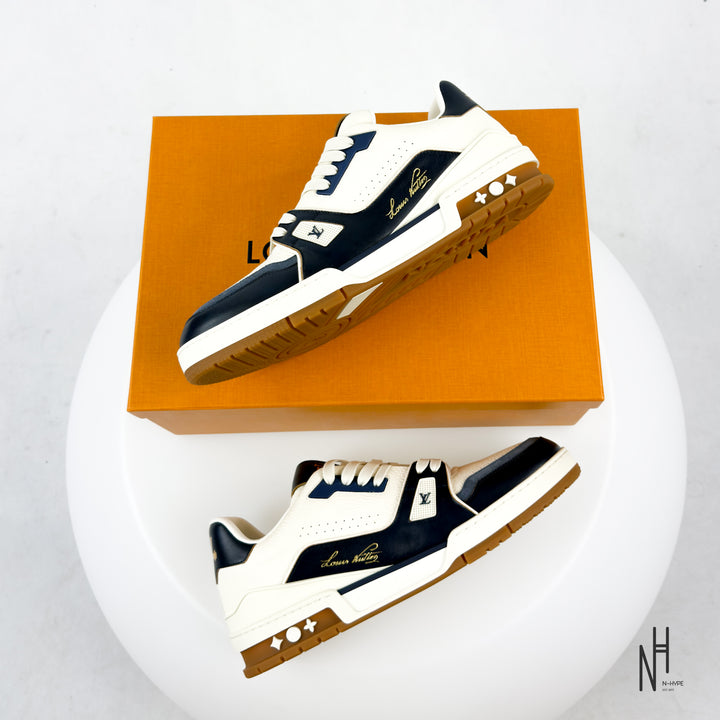 Louise Vuitton #54 Trainer White Navy