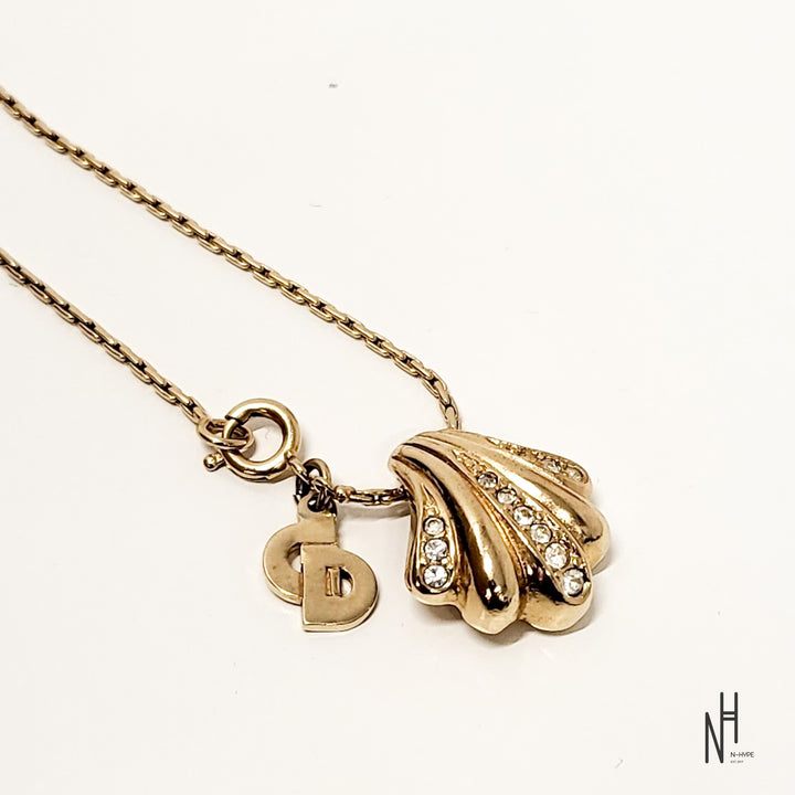 Christian Dior Vintage Shell Necklace