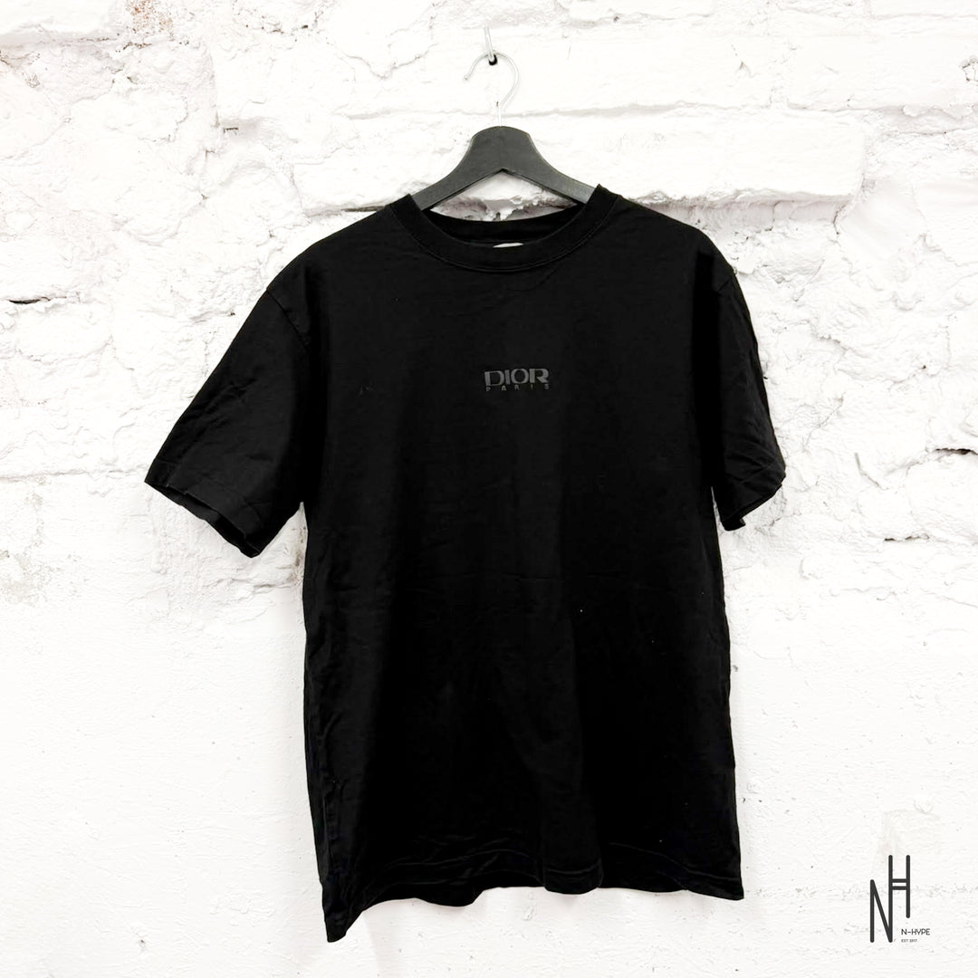 Dior Triangle Back Logo T-Shirt Black