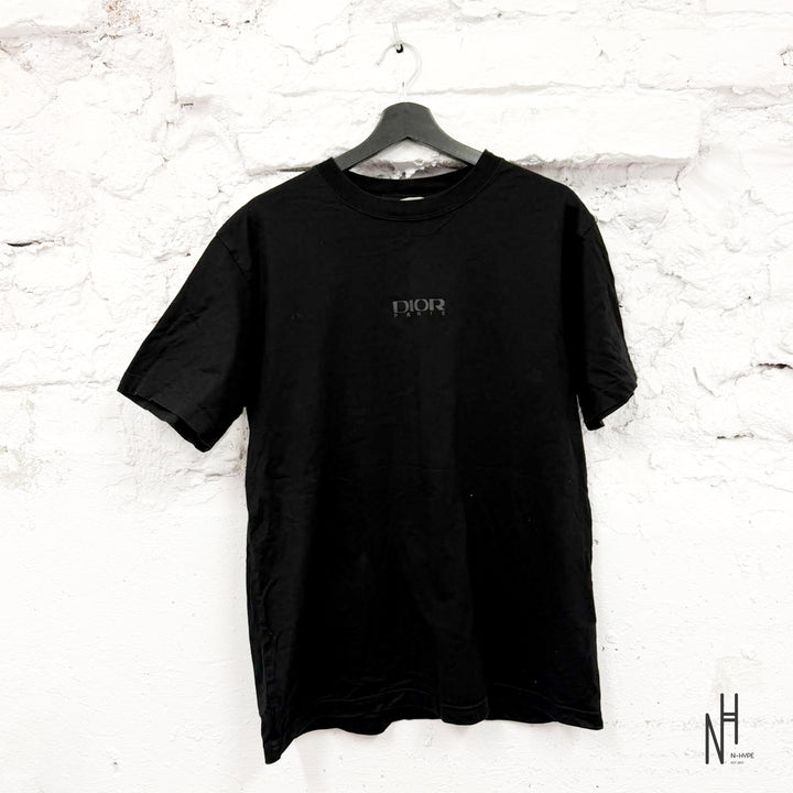 Dior Triangle Back Logo T-Shirt Black