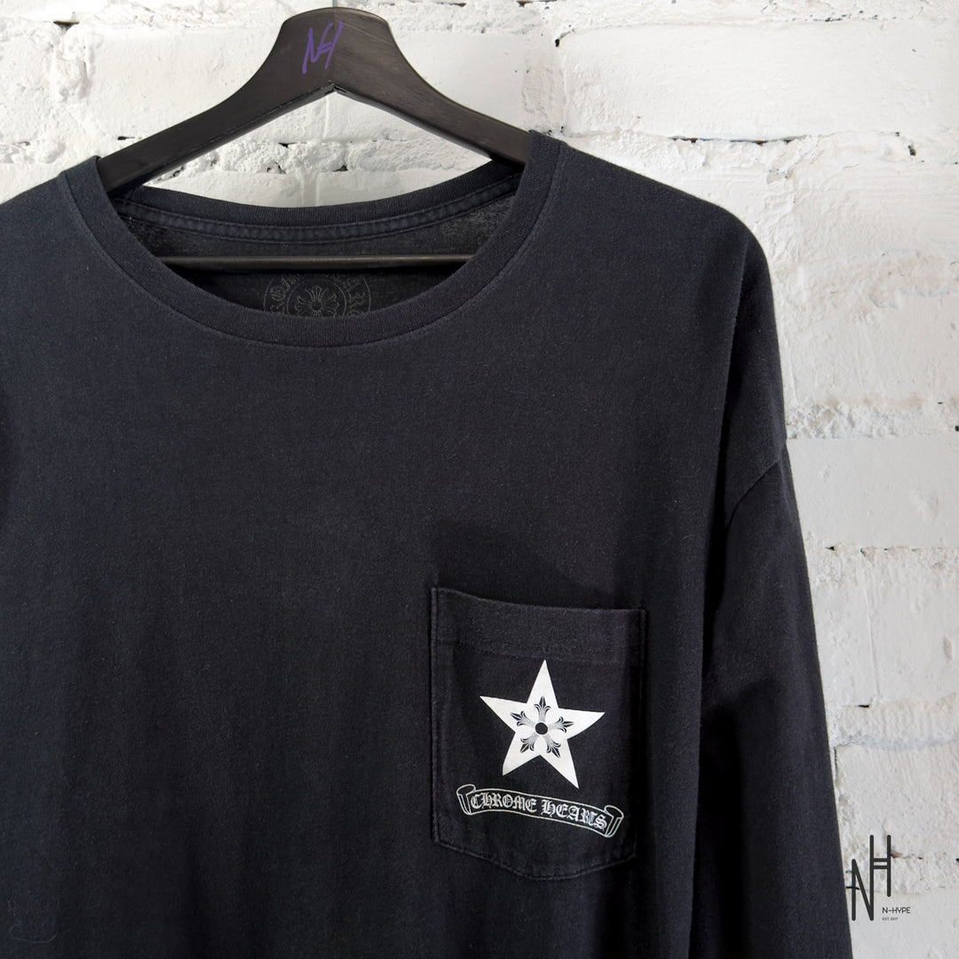 Chrome Hearts Multi Star Pocket Long Sleeve Black