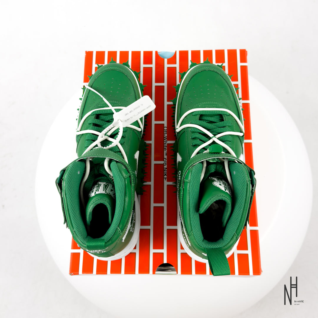 Nike Air Force 1 Mid Off-White Pine Green