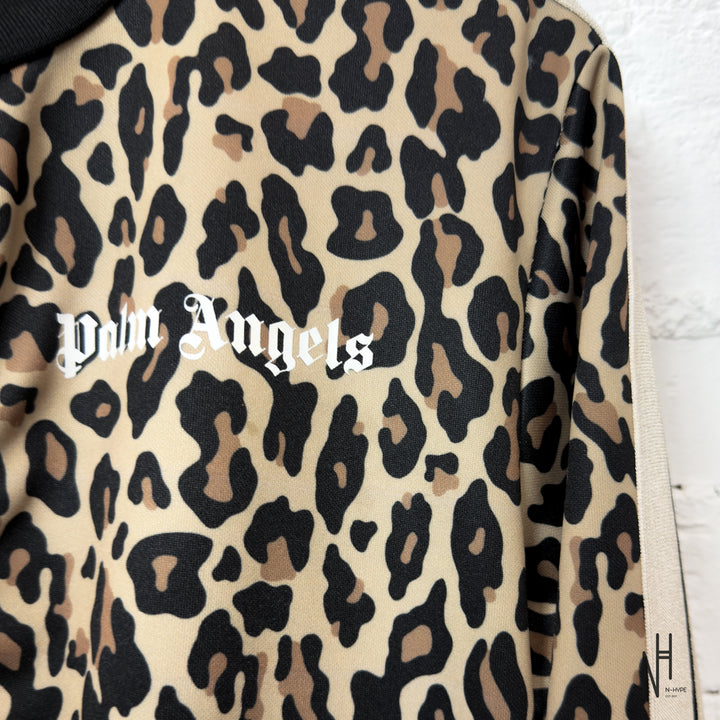 Palm Angels Leopard Jacquard Zipped Jacket