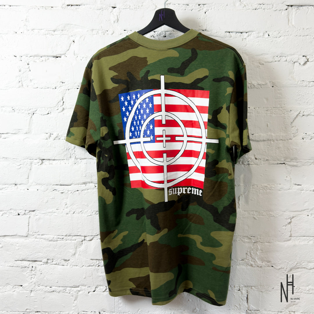 Supreme Target Tee Woodland Camo