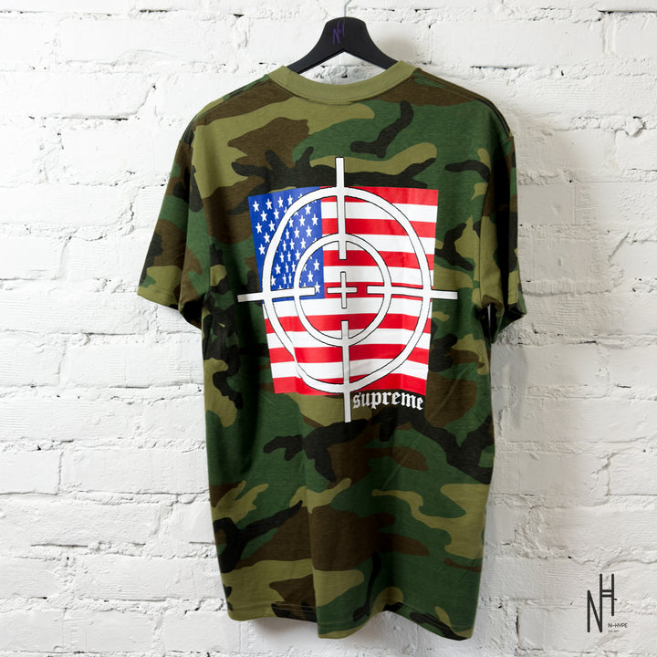 Supreme Target Tee Woodland Camo