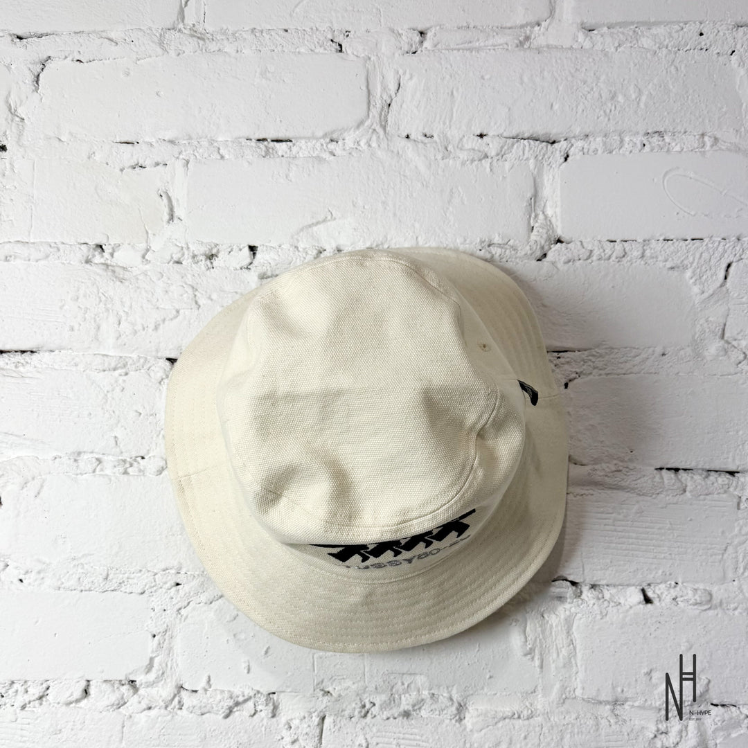 Stussy x CDG Canvas Bucket Hat Natural